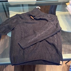 Black Patterned Sweater - Never been worn or washed. Size Medium.